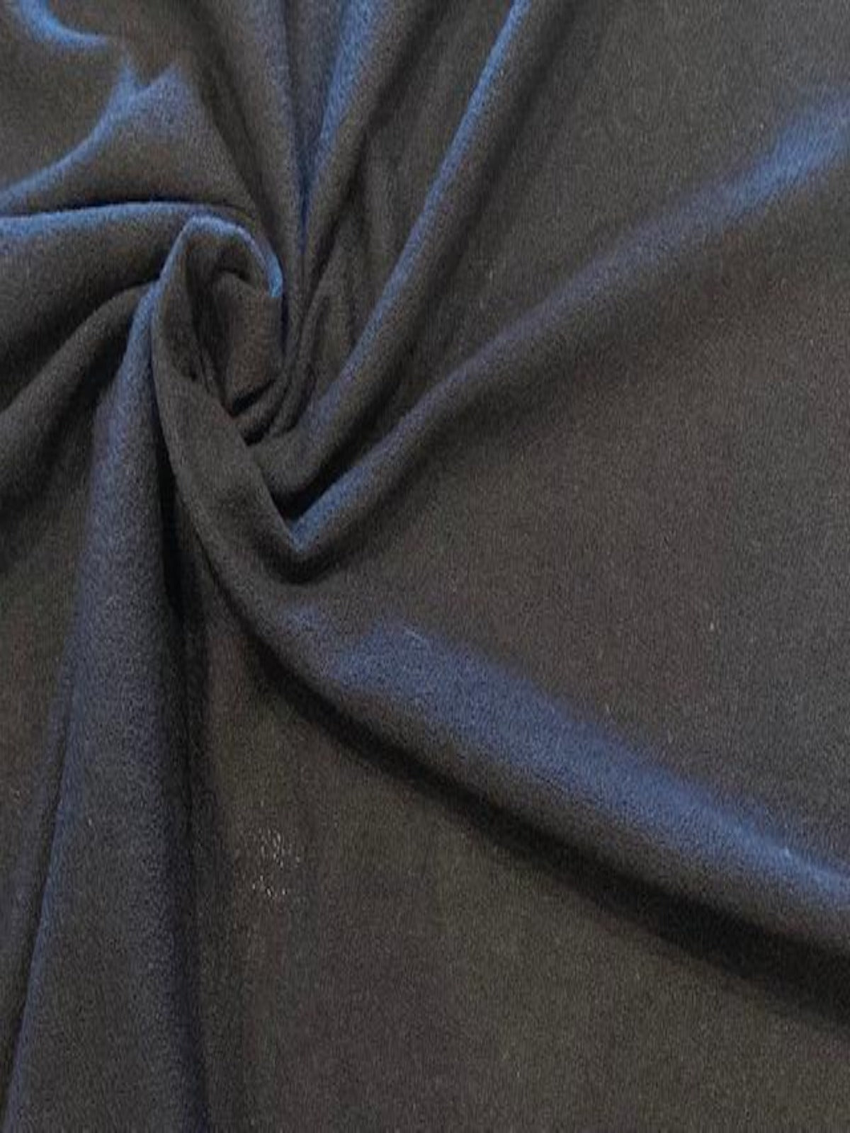 Black Knitted Crepe Light Dress Weight