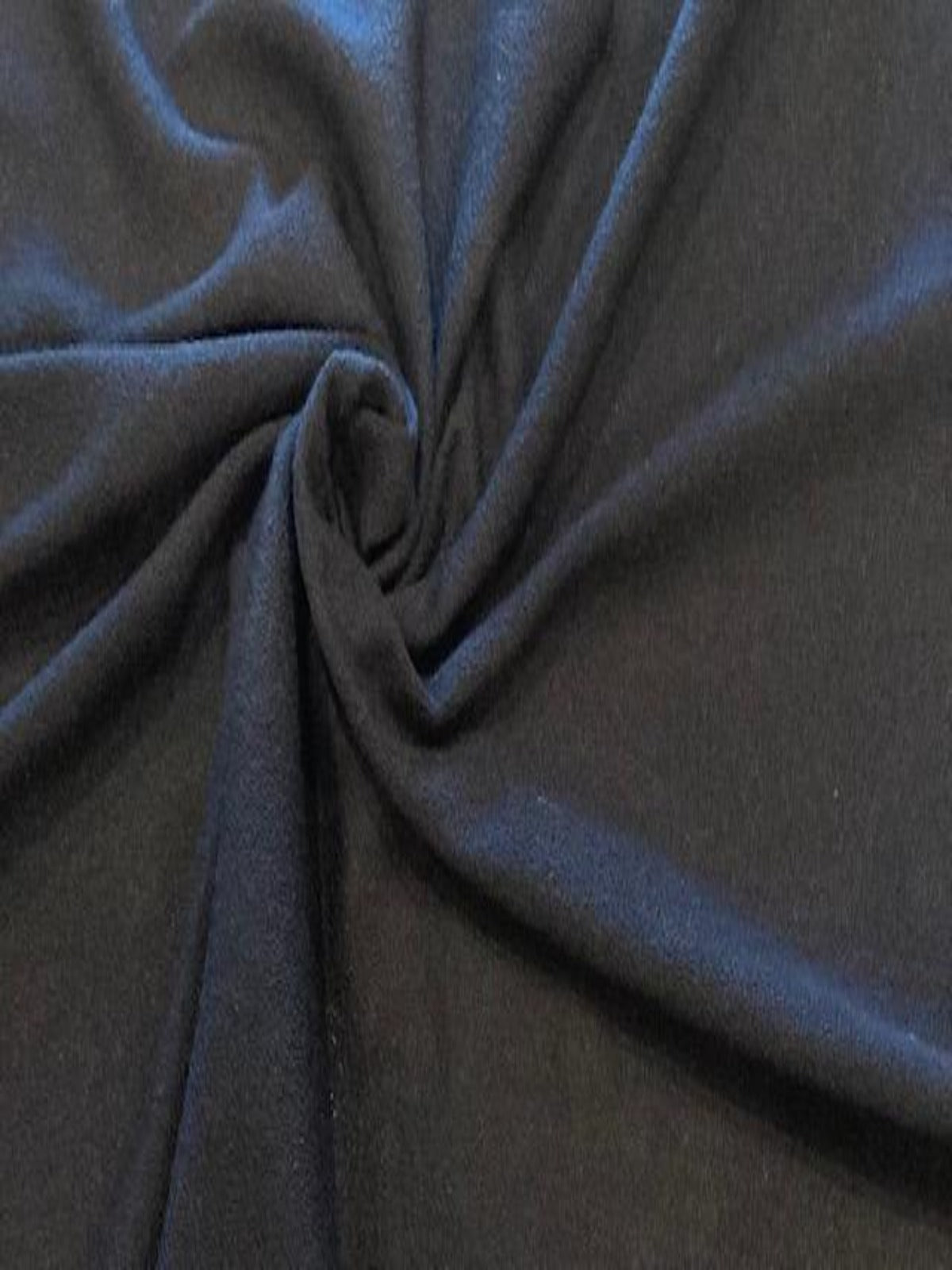 Black Knitted Crepe Light Dress Weight