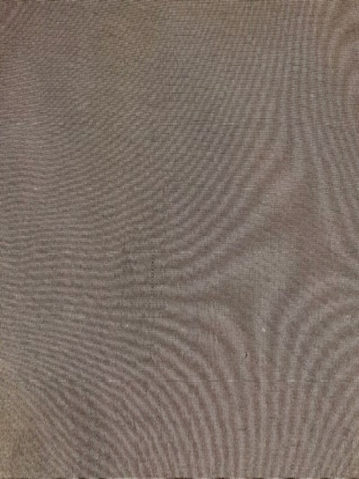 Khaki Grey Silk Taffeta with Rose Coloured Stripe Border