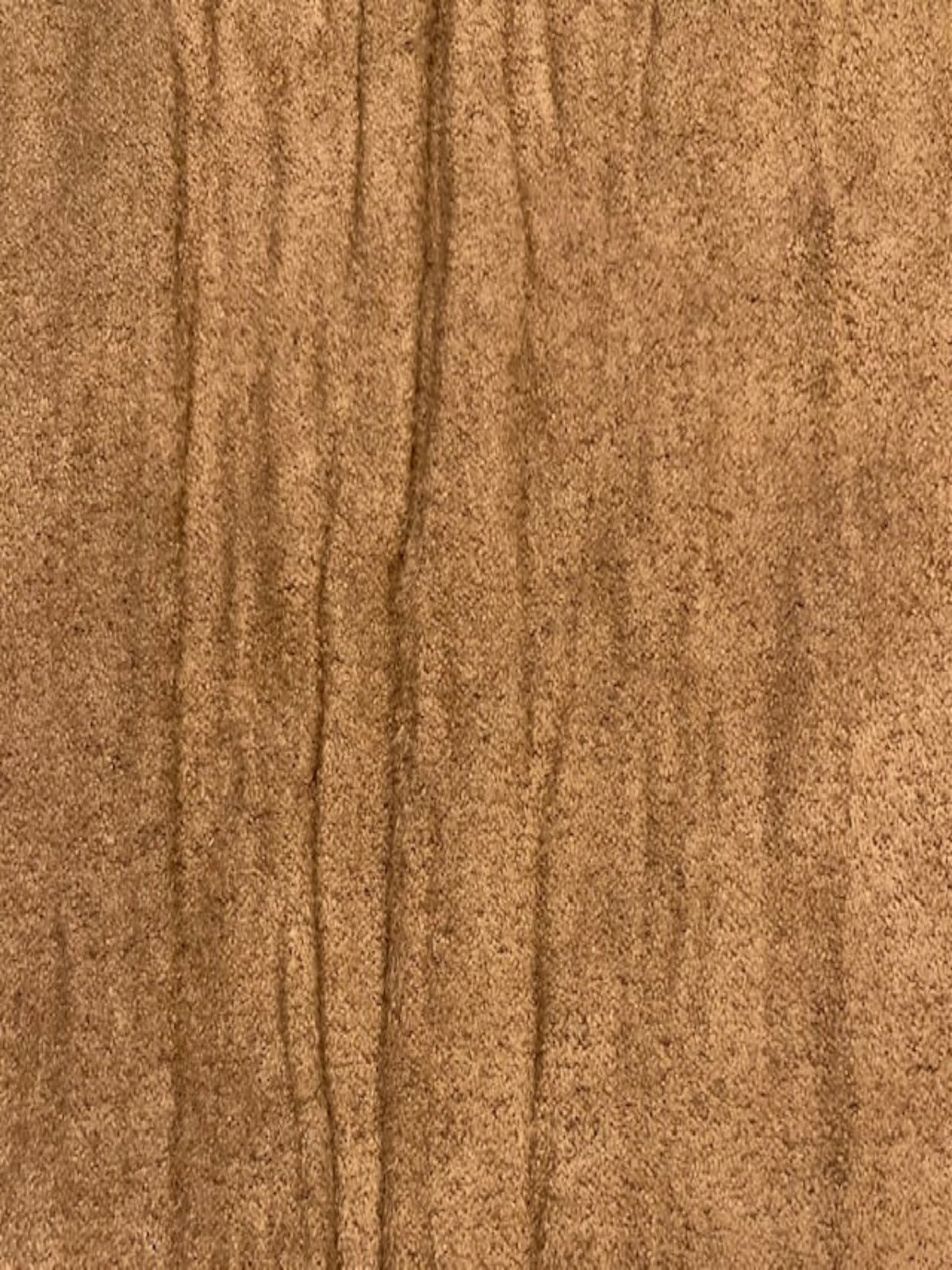 One Sided Suede Crinkle, Rust one side - Brown the other