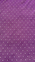White dot on purple tulle - Deadstock fabric on AmoThreads