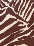 Chestnut Animal Skin on Jersey