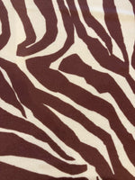 Chestnut Animal Skin on Jersey