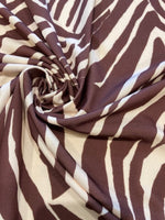Chestnut Animal Skin on Jersey