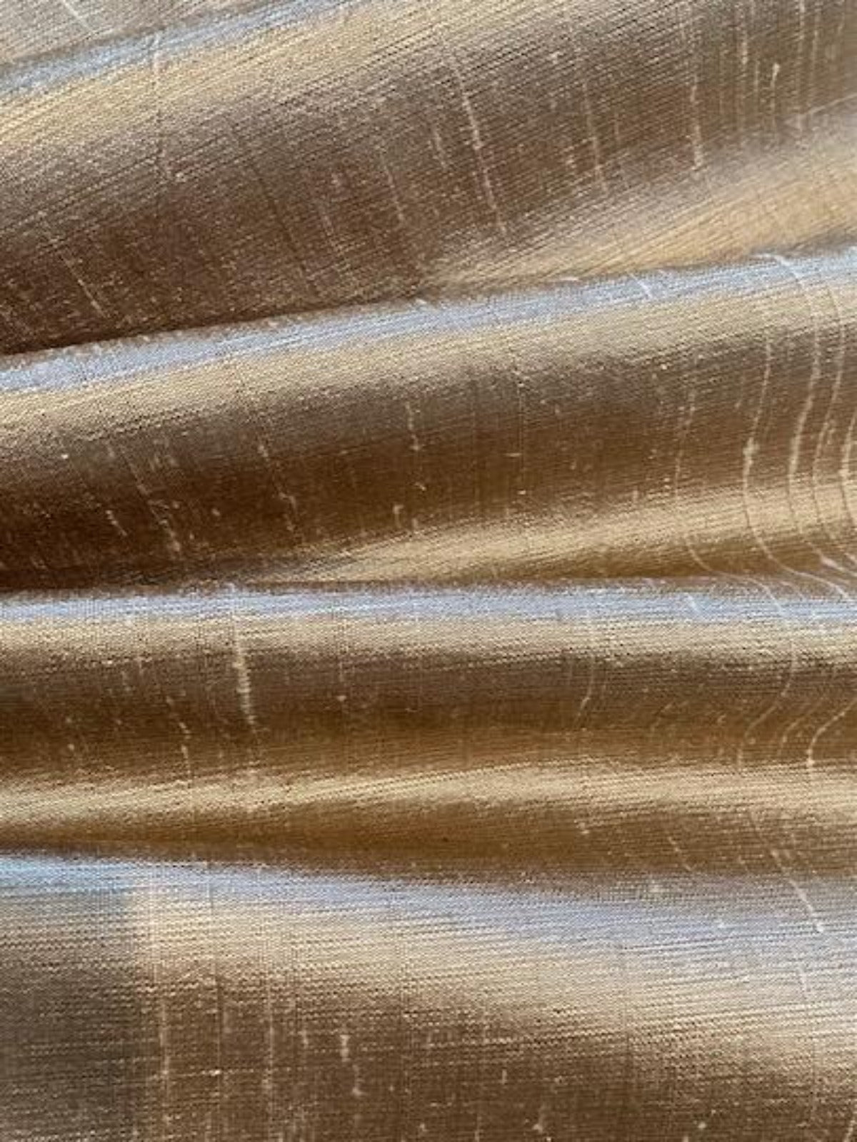 Coffee/Toffee Irridescent Silk Dupion