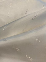 Cream Acetate/Viscose "Back" Jacquard Taffeta Lining