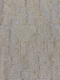 Cream Embossed with Gold Lurex Detail