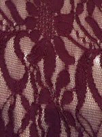 Claret Corded Lace