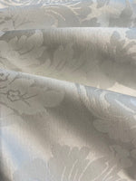 Off White Cotton Sateen Damask