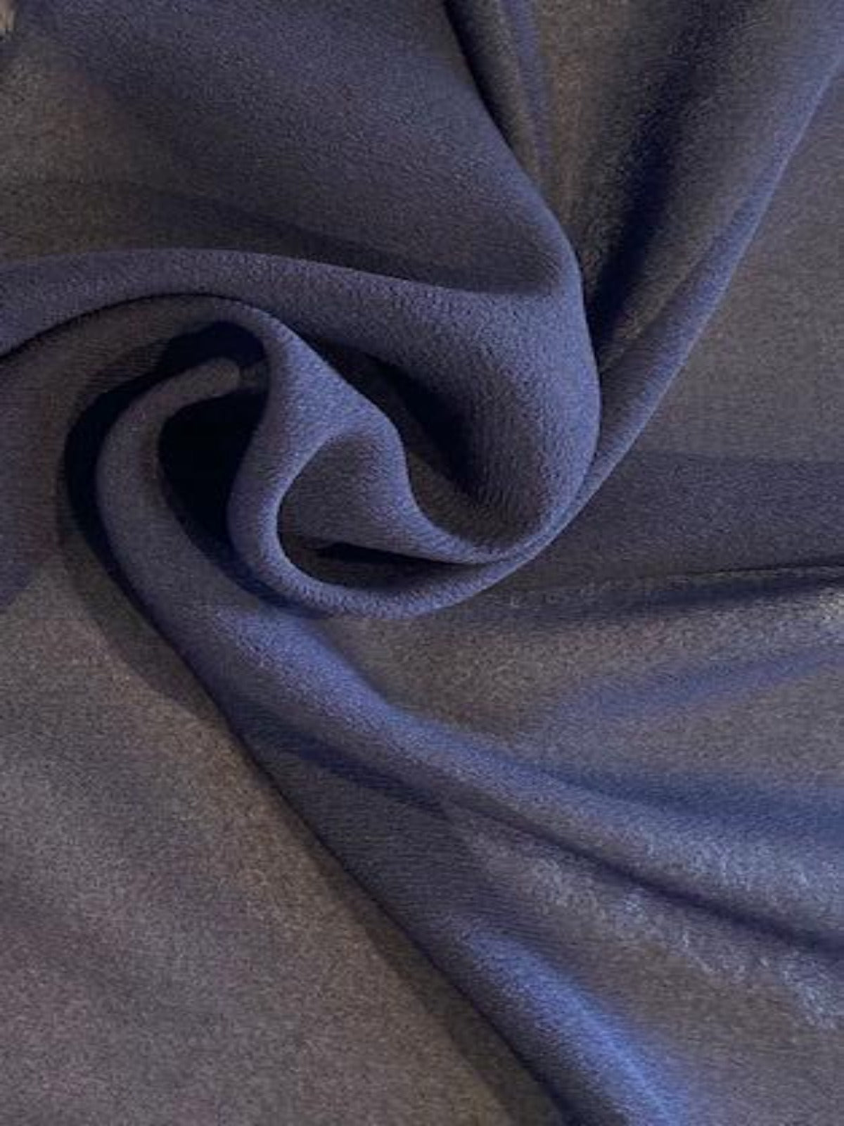 Navy Georgette with One Way Stretch