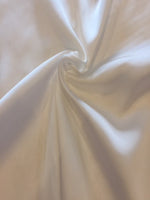 Ivory Silky Satin RECYCLED Polyester - Deadstock fabric on AmoThreads