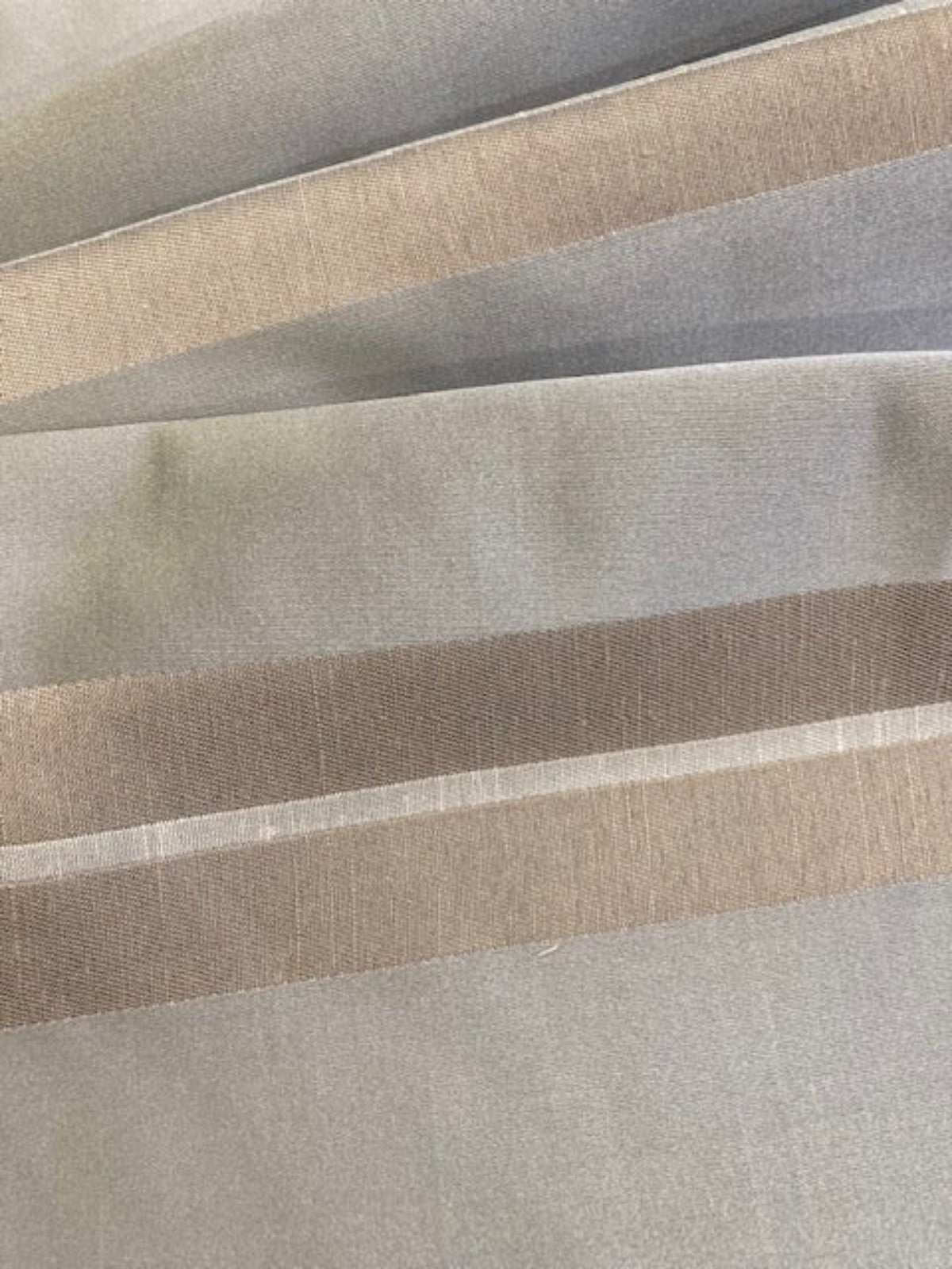 Pastel Blue Satin Stripe Furnishing