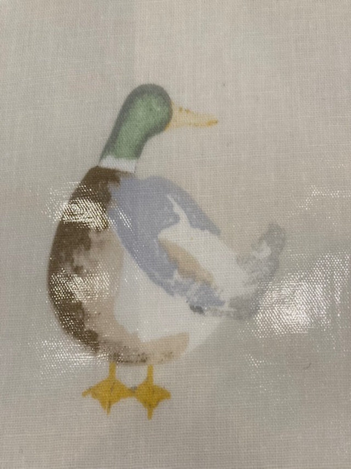 Ducks on PVC Coated Cotton