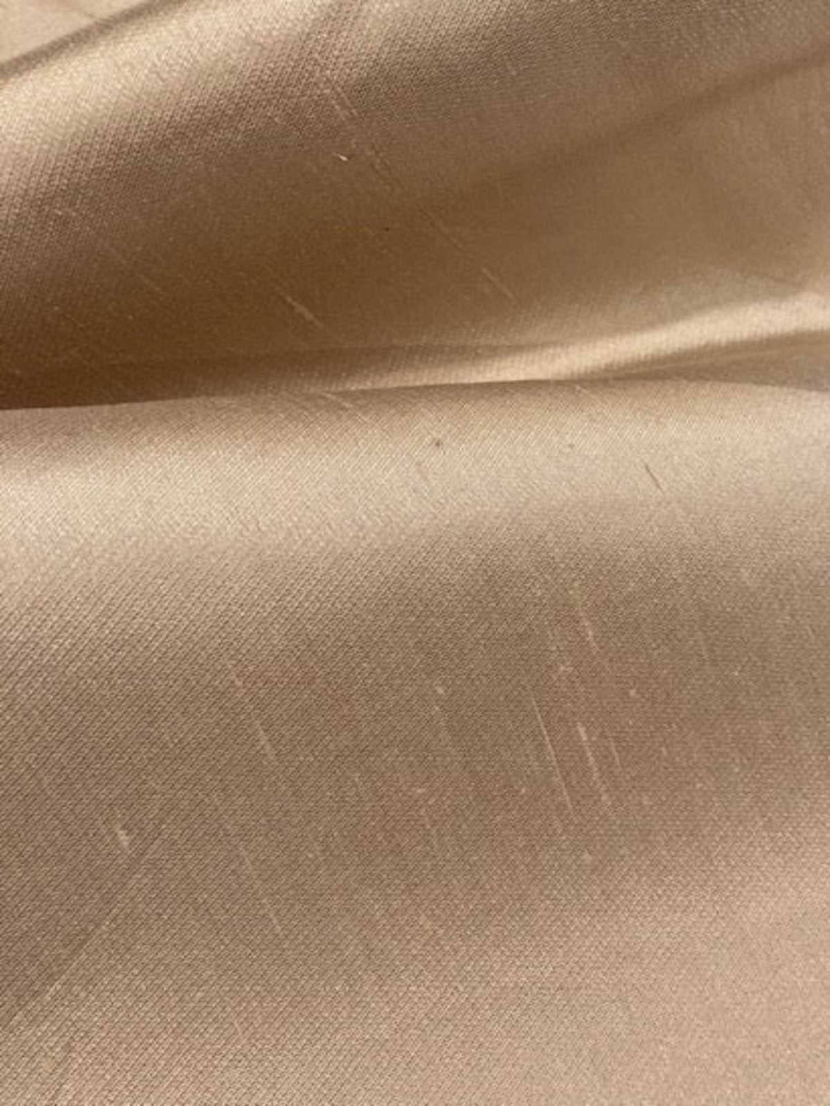 Dusty Pink Silk Dupion with Surface Texture