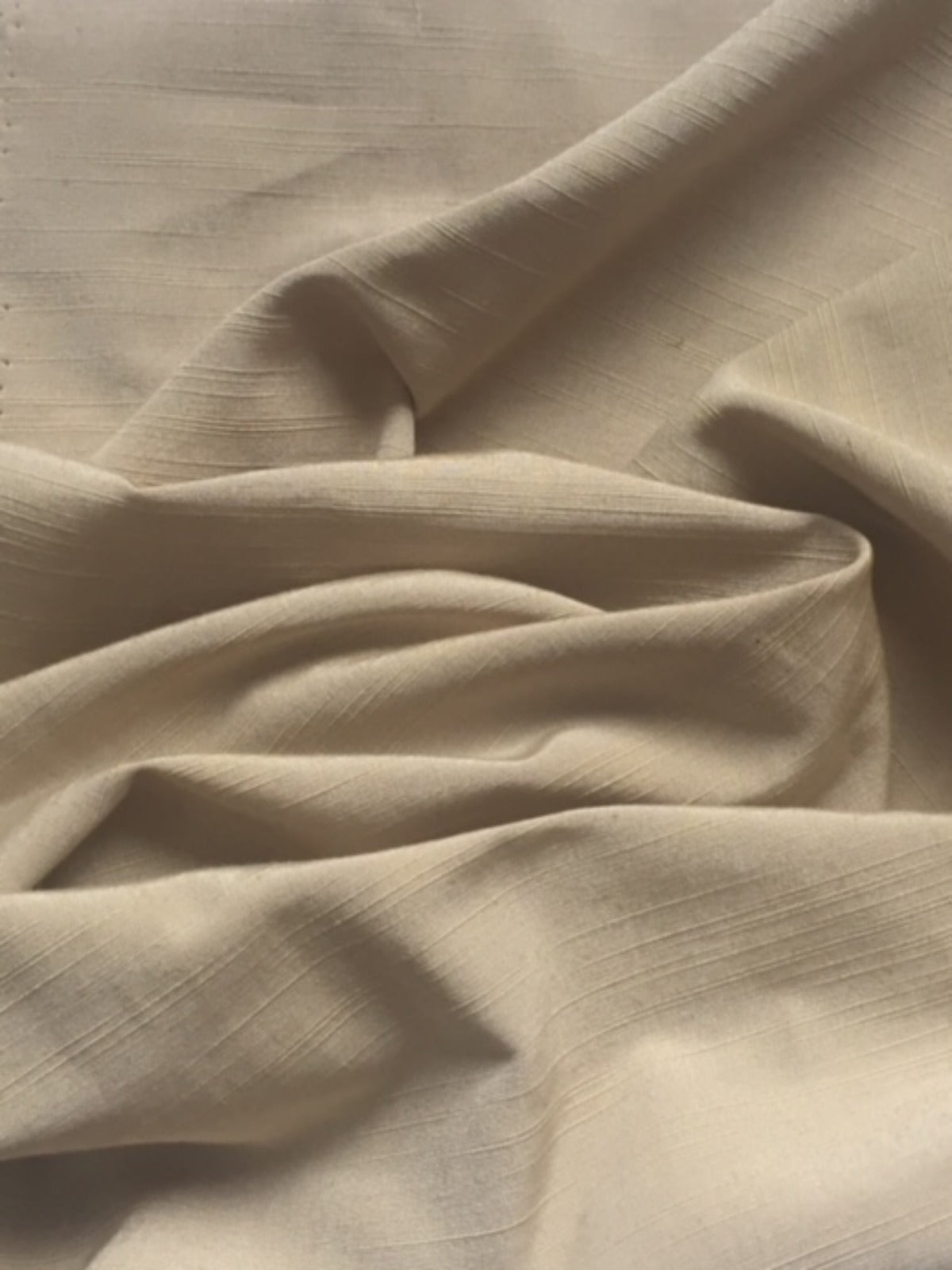 Light Mustard heavy Dupion - Deadstock fabric on AmoThreads