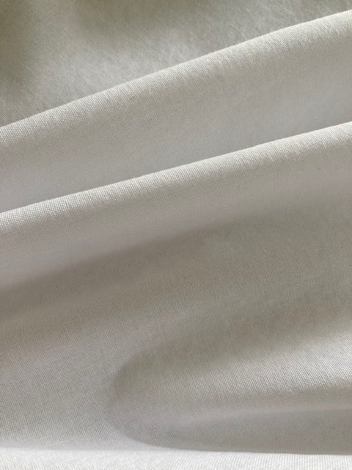 White Mid Weight Cotton Fusible