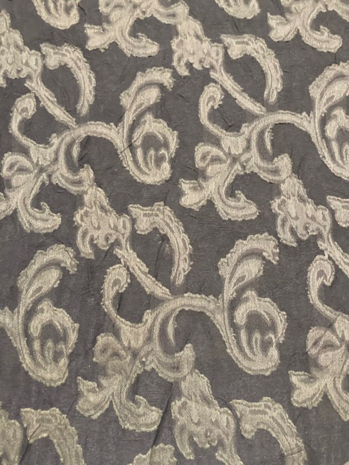 Grey / Black Woven Jacquard