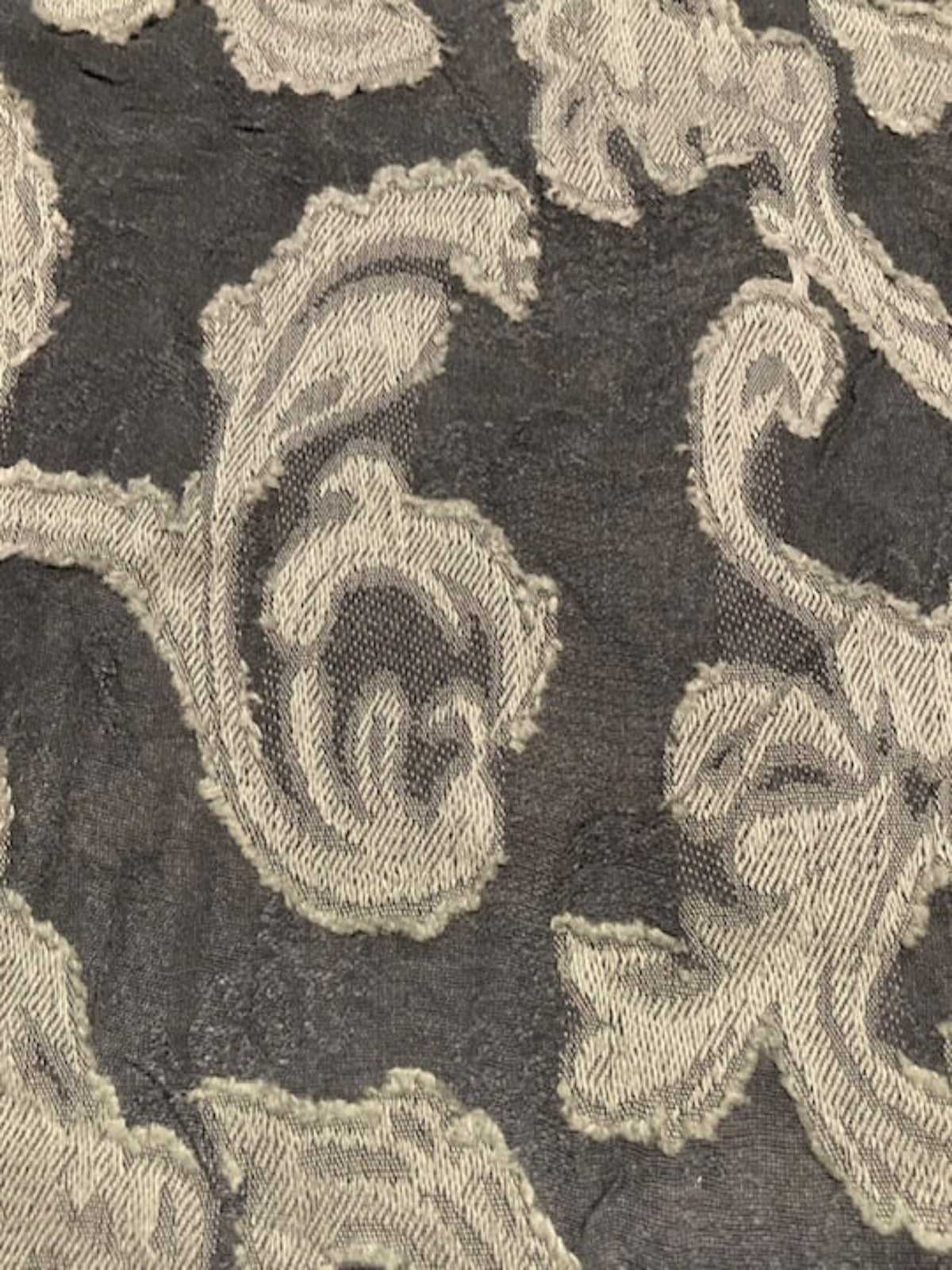 Grey / Black Woven Jacquard