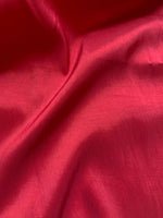 Vermillion textured Taffeta - Deadstock fabric on AmoThreads