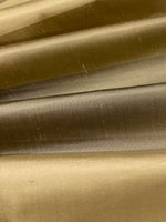 Tones of Gold Irridescent Stripe Silk Dupion