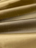Tones of Gold Irridescent Stripe Silk Dupion