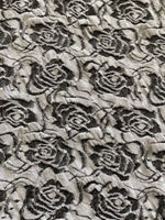 Grey Rose Knitted Jacquard