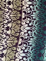 Green graduated print on Chiffon - Deadstock fabric on AmoThreads