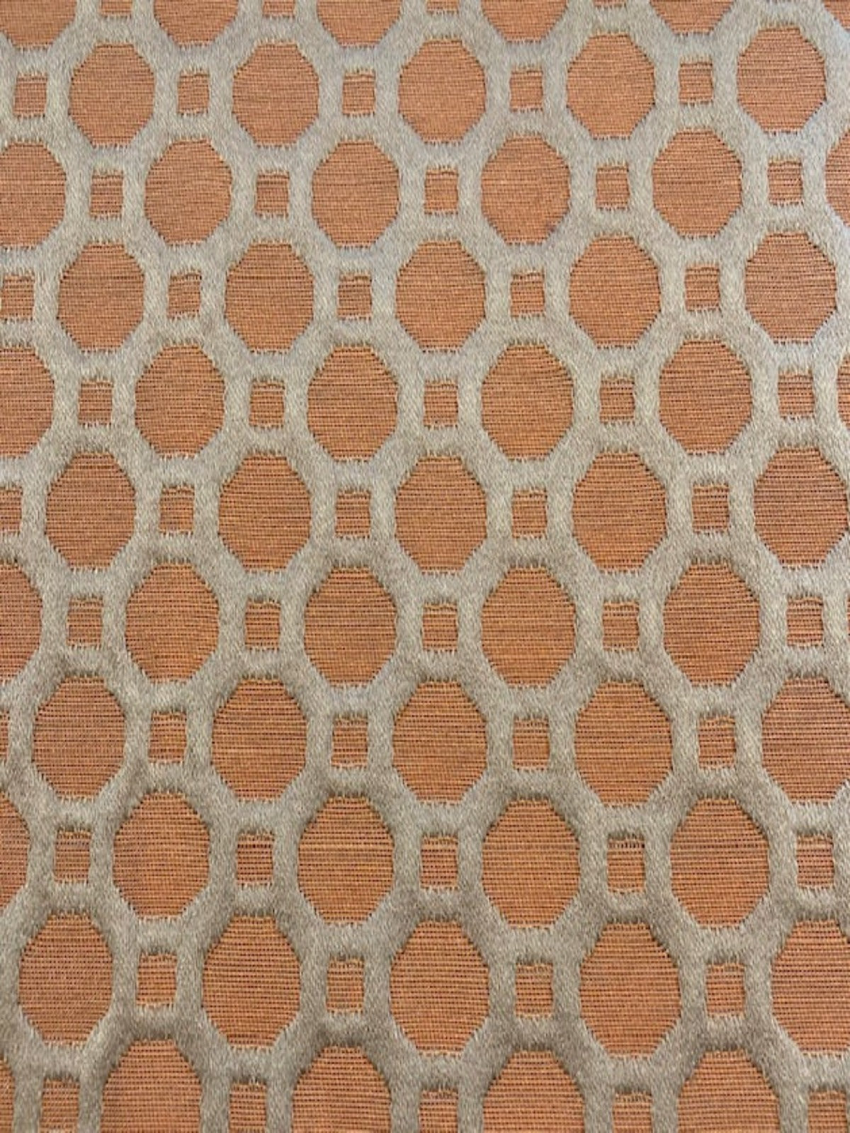 Burnt Orange Honeycomb Furnishing