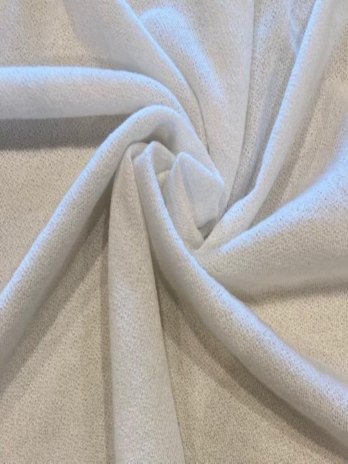 Ivory Knitted Crepe Light Dress Weight