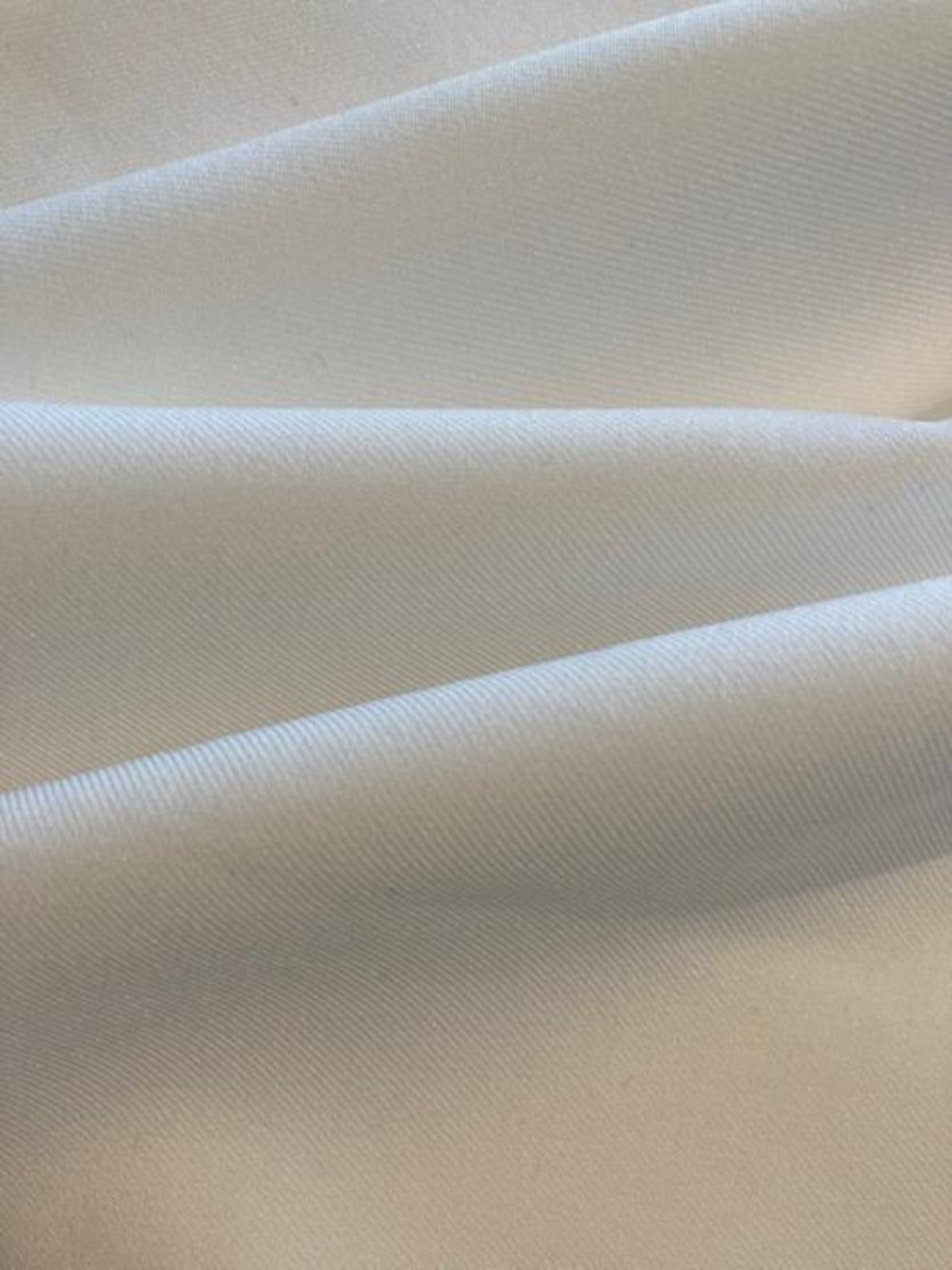 Ivory Twill with Mechanical Stretch RECYCLED Polyester