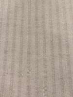 Ivory Self Coloured Raised Knitted Stripe