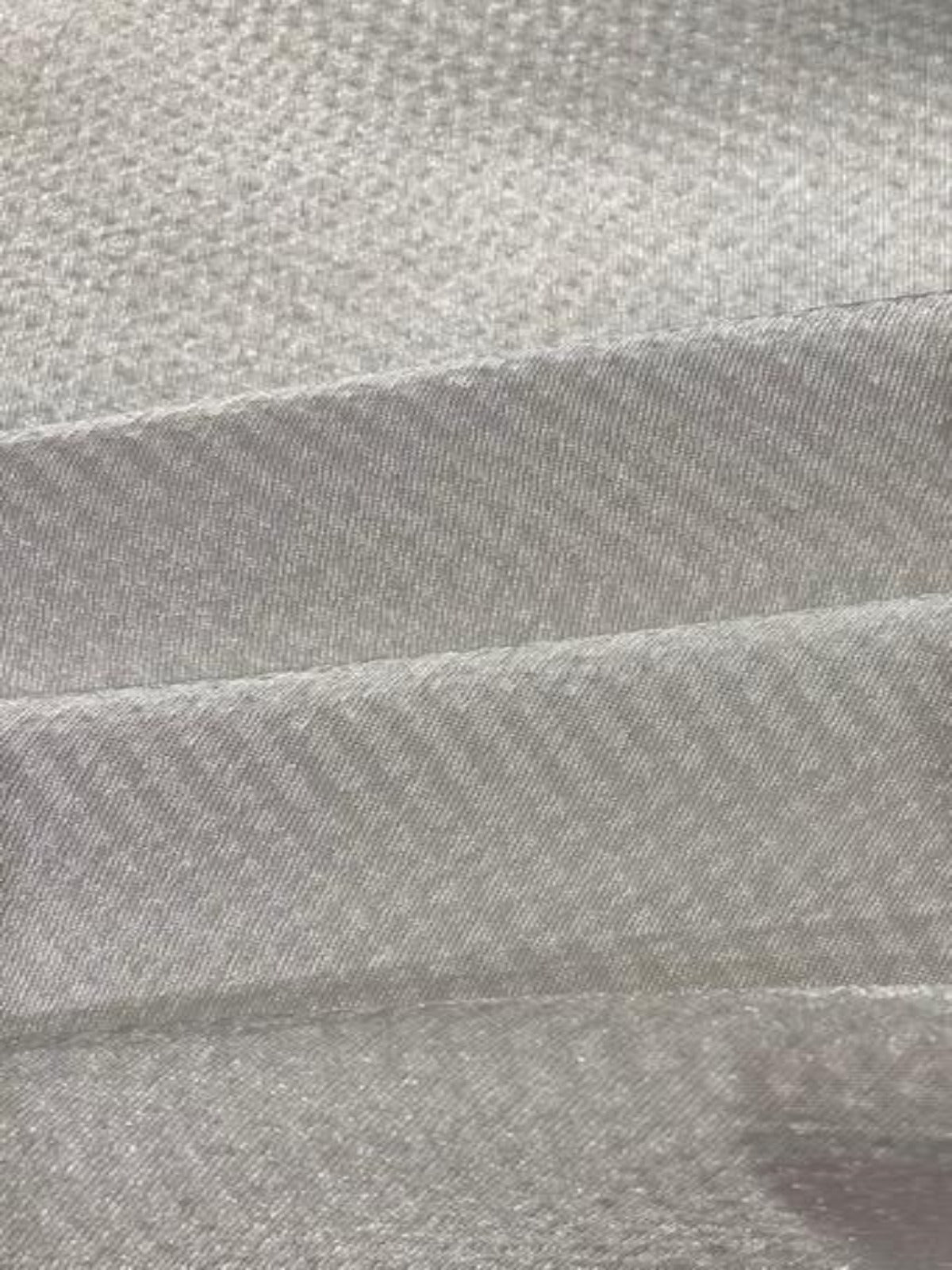 Ivory Woven Textured Stripe with Shiny Reverse