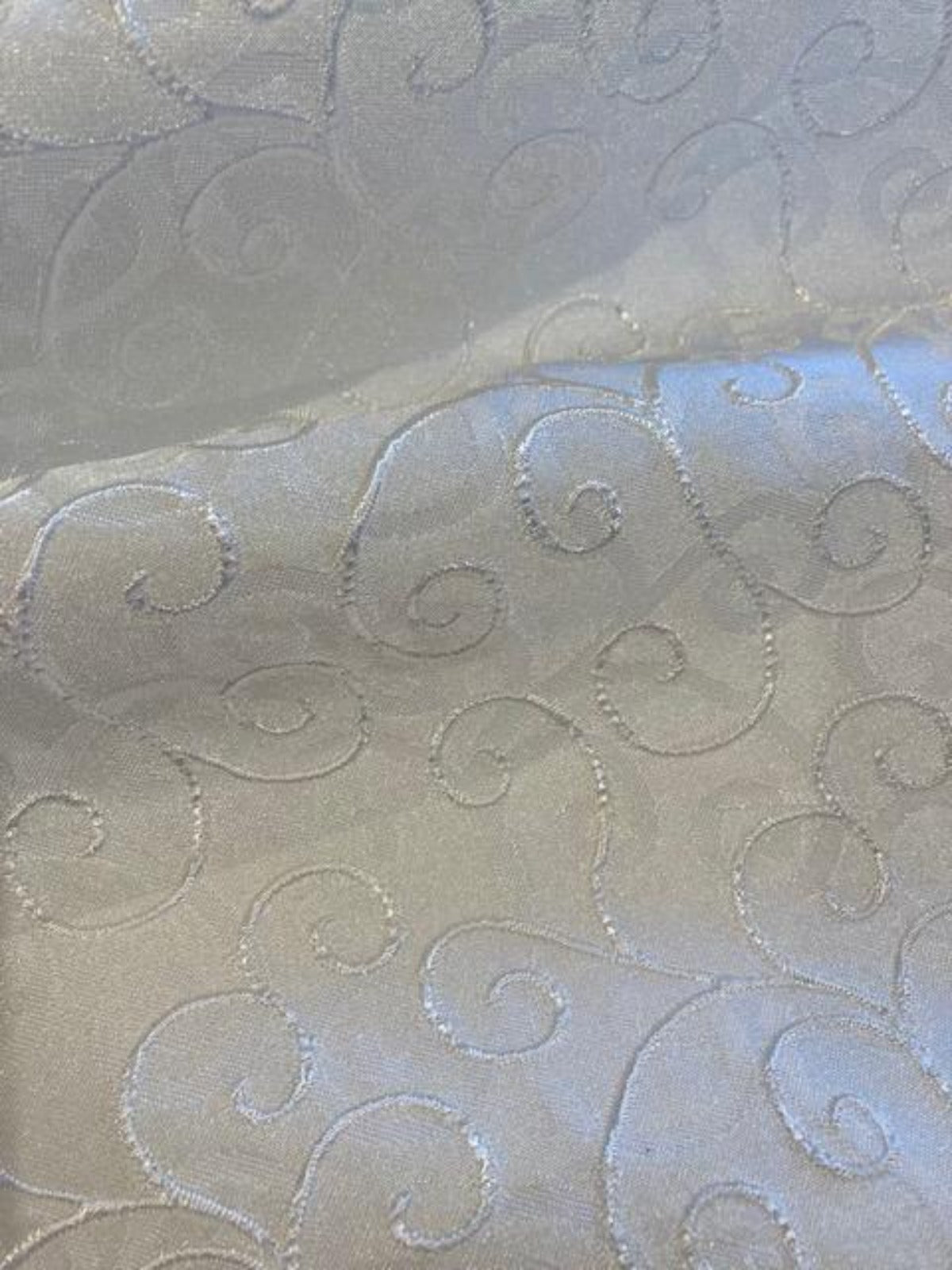 Ivory Swirl Jacquard