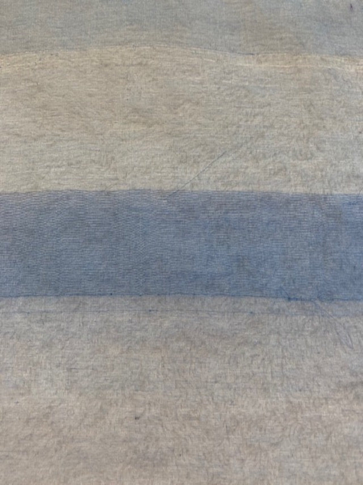 KingFisher/Sky Blue Broad Stripe Silk Organza