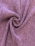 Deep Lavender Textured One Way Stretch Knit