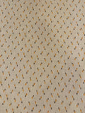 Mini Diamond Pattern on Lemon Cotton Poplin
