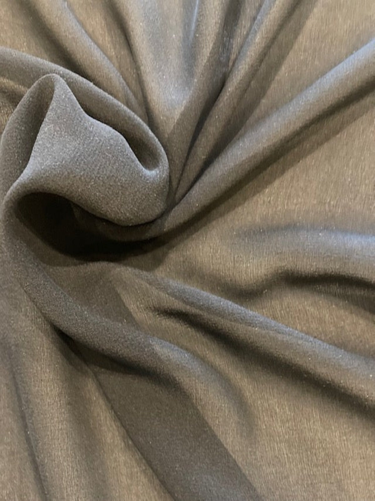 Midnight Blue Silk Crepe De Chine