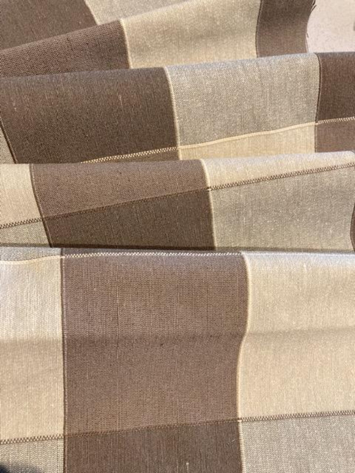 Mink / Sage Stitched Check