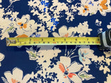 Multi Highlight Flowers on Royal Crepe Dress Weight