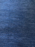 Navy Chenille Furnishing with Fire Retardant Back