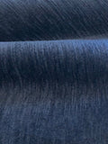 Navy Chenille Furnishing with Fire Retardant Back