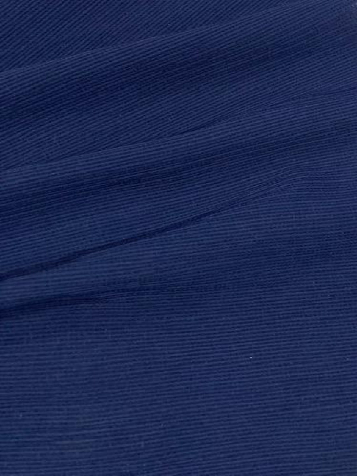 French Navy Crinkle Woven with some stretch - Blouse Weight