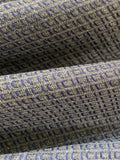 Navy / Grey Check Cotton Shirting