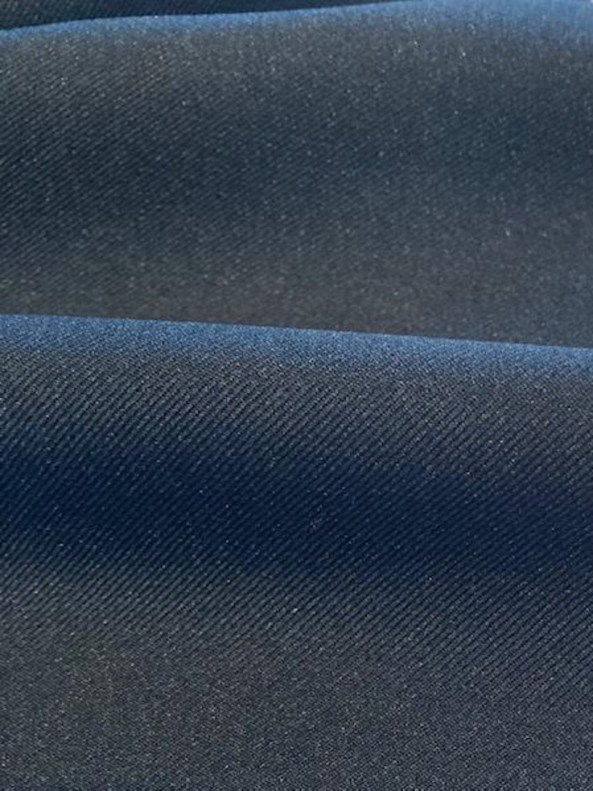 Navy Twill with Mechanical Stretch RECYCLED Polyester