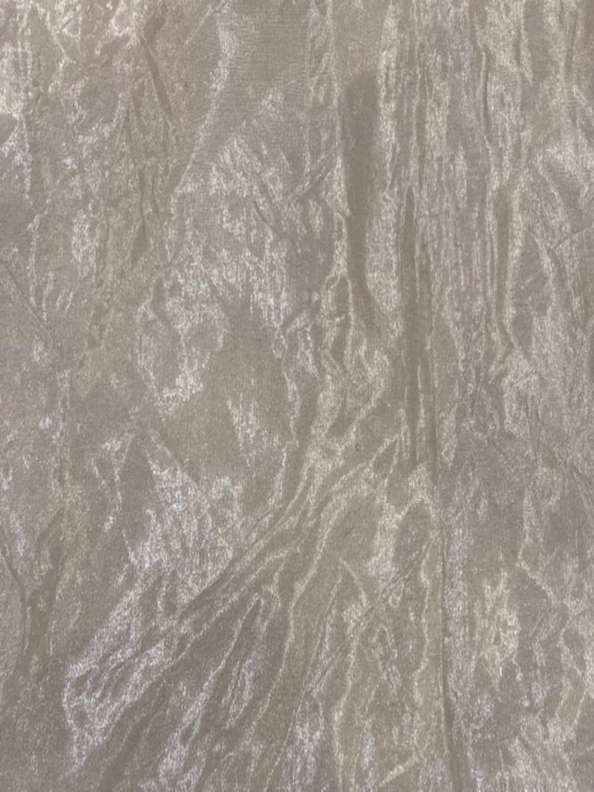 Nude Blush Crinkle Shimmer Stiff Organza