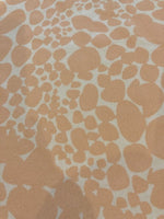 Nude Blossom Bubbles on Ivory Crepe