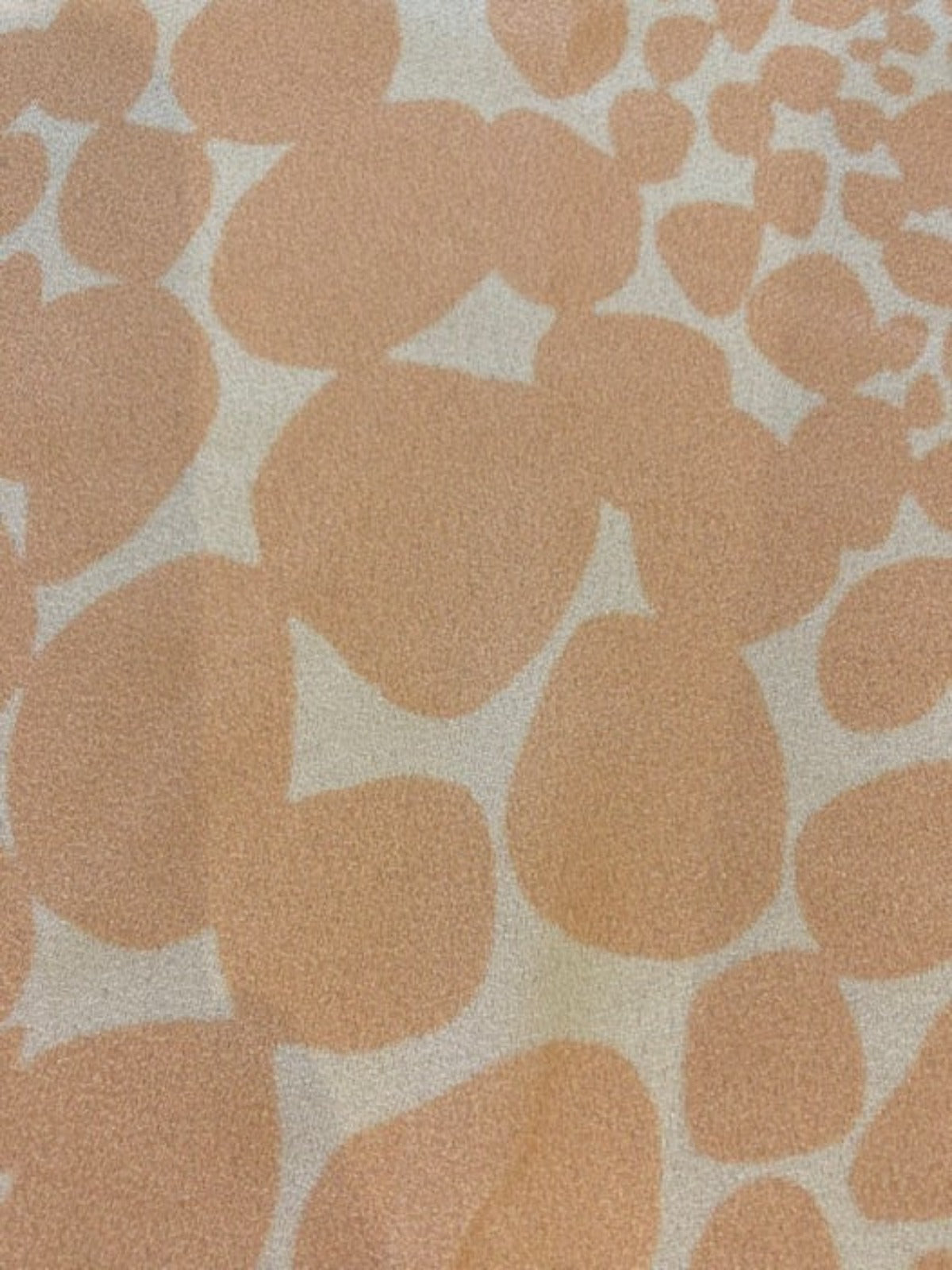 Nude Blossom Bubbles on Ivory Crepe
