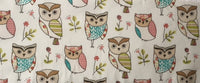 Owls PVC Coated Cotton - Deadstock fabric on AmoThreads