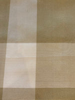 Pistachio Check Silk Taffeta