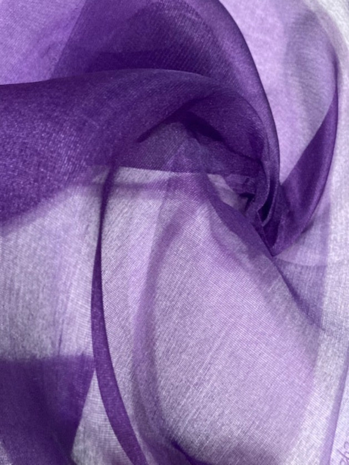 Cadburys Purple Silk Organza